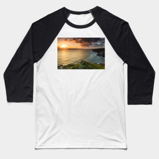 Oxwich Bay, Gower Baseball T-Shirt